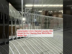 Adaptável 2.2mm Diâmetro Laundry Wire Cama para lavanderia 18 polegadas/46cm tamanho do cama